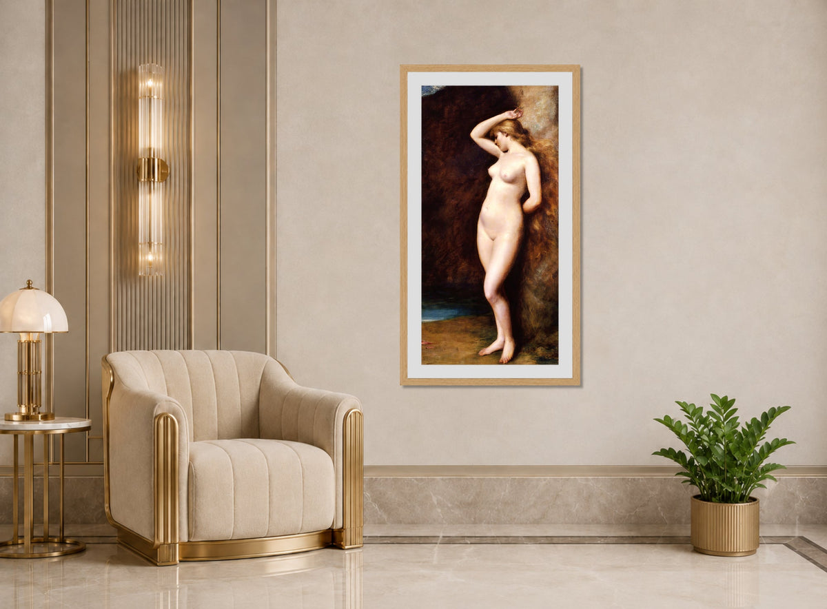 Carolus-Duran Print, Andromède (Andromeda) — art deco roomset