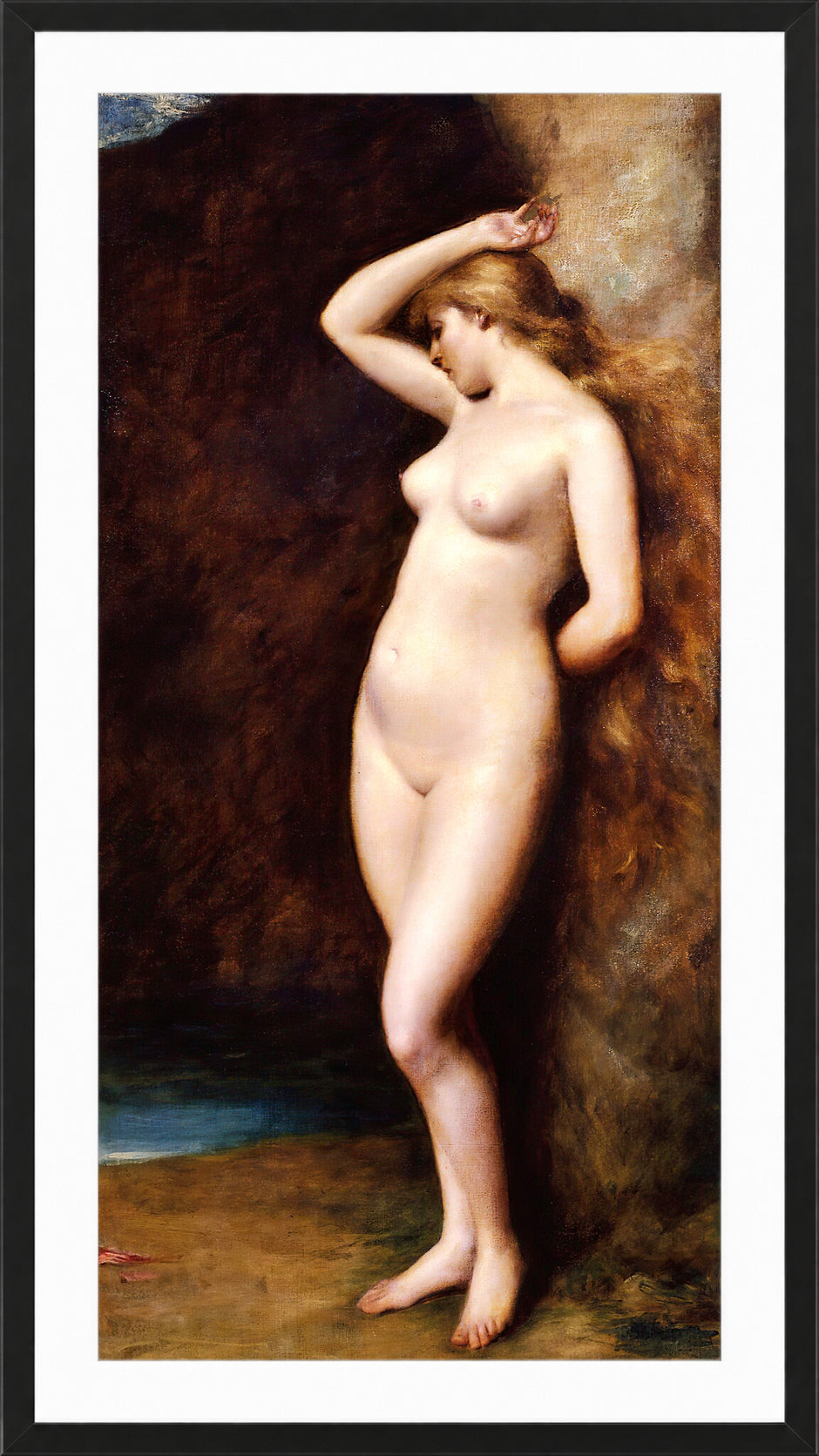 Carolus-Duran Print, Andromède (Andromeda) — black frame