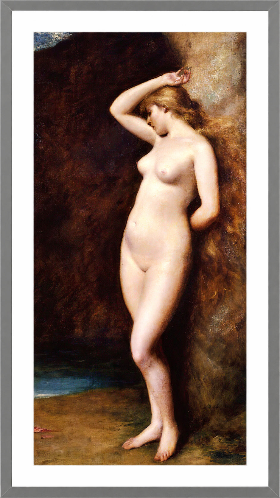 Carolus-Duran Print, Andromède (Andromeda) — light grey frame