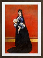Carolus-Duran Print, Countess Rattazzi, née Maria-Laetitia Bonaparte-Wyse (1872) — brown frame