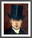 Carolus-Duran Print, Gustave Tempelaere (1871) — dark grey frame
