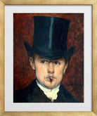 Carolus-Duran Print, Gustave Tempelaere (1871) — gold frame