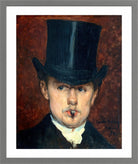 Carolus-Duran Print, Gustave Tempelaere (1871) — light grey frame