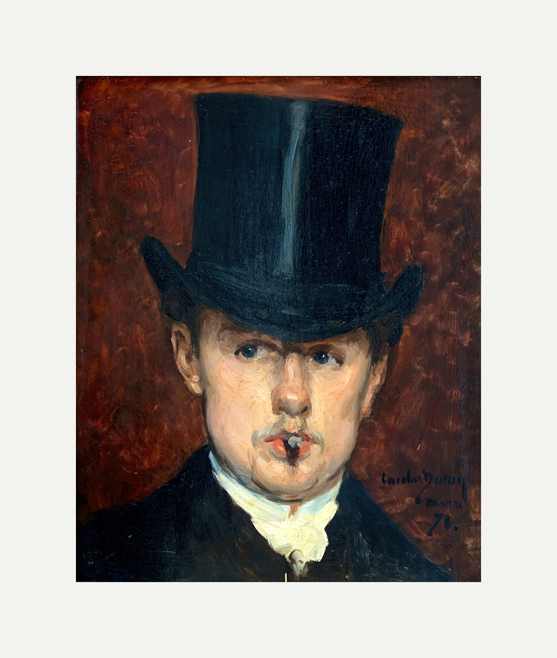 Carolus-Duran Print, Gustave Tempelaere (1871) — rolled canvas