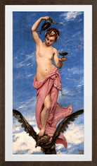 Carolus-Duran Print, Hebe (1874) — brown frame