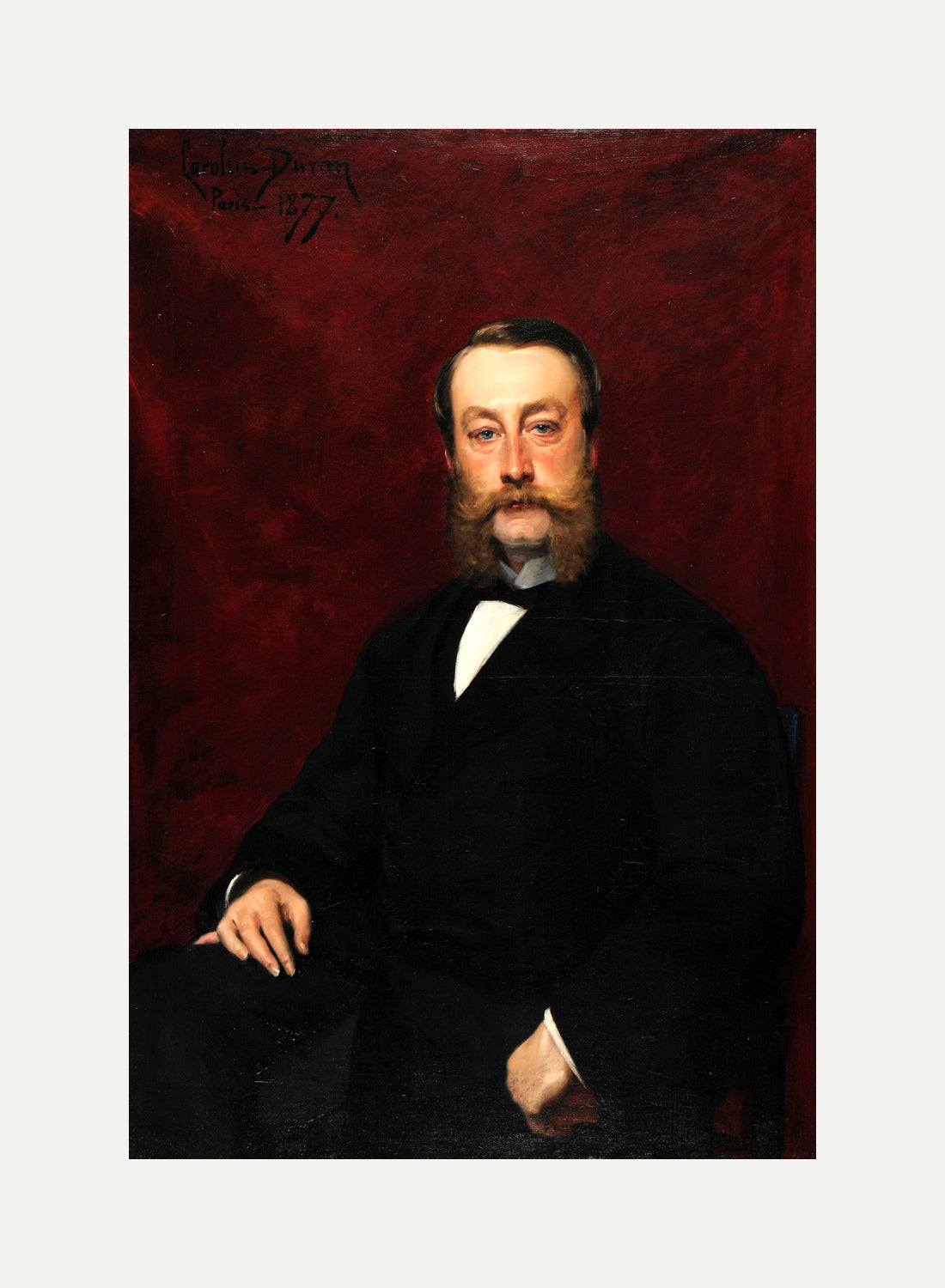 Carolus-Duran Print, Henri Alexandre Louis Pommery (1877) — rolled canvas