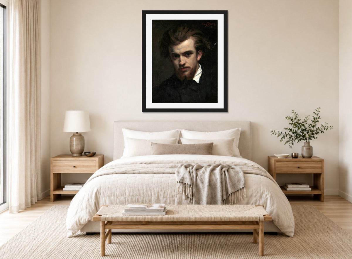 Carolus-Duran Print, Henri Fantin-Latour (1861) — bedroom