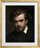 Carolus-Duran Print, Henri Fantin-Latour (1861) — gold frame