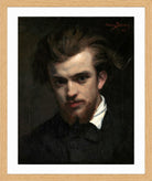 Carolus-Duran Print, Henri Fantin-Latour (1861) — oak frame