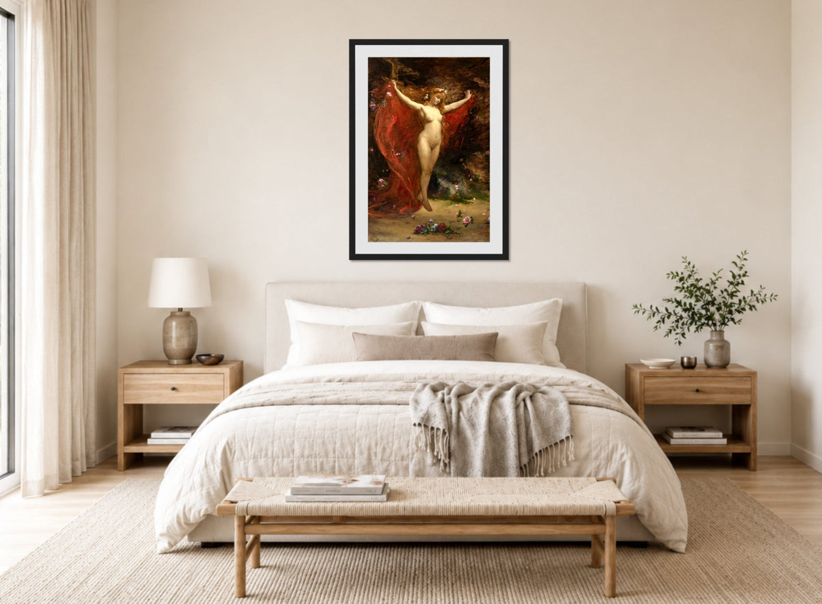 Carolus-Duran Print, La Vision (The Vision) (1883) — bedroom