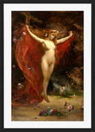 Carolus-Duran Print, La Vision (The Vision) (1883) — black frame
