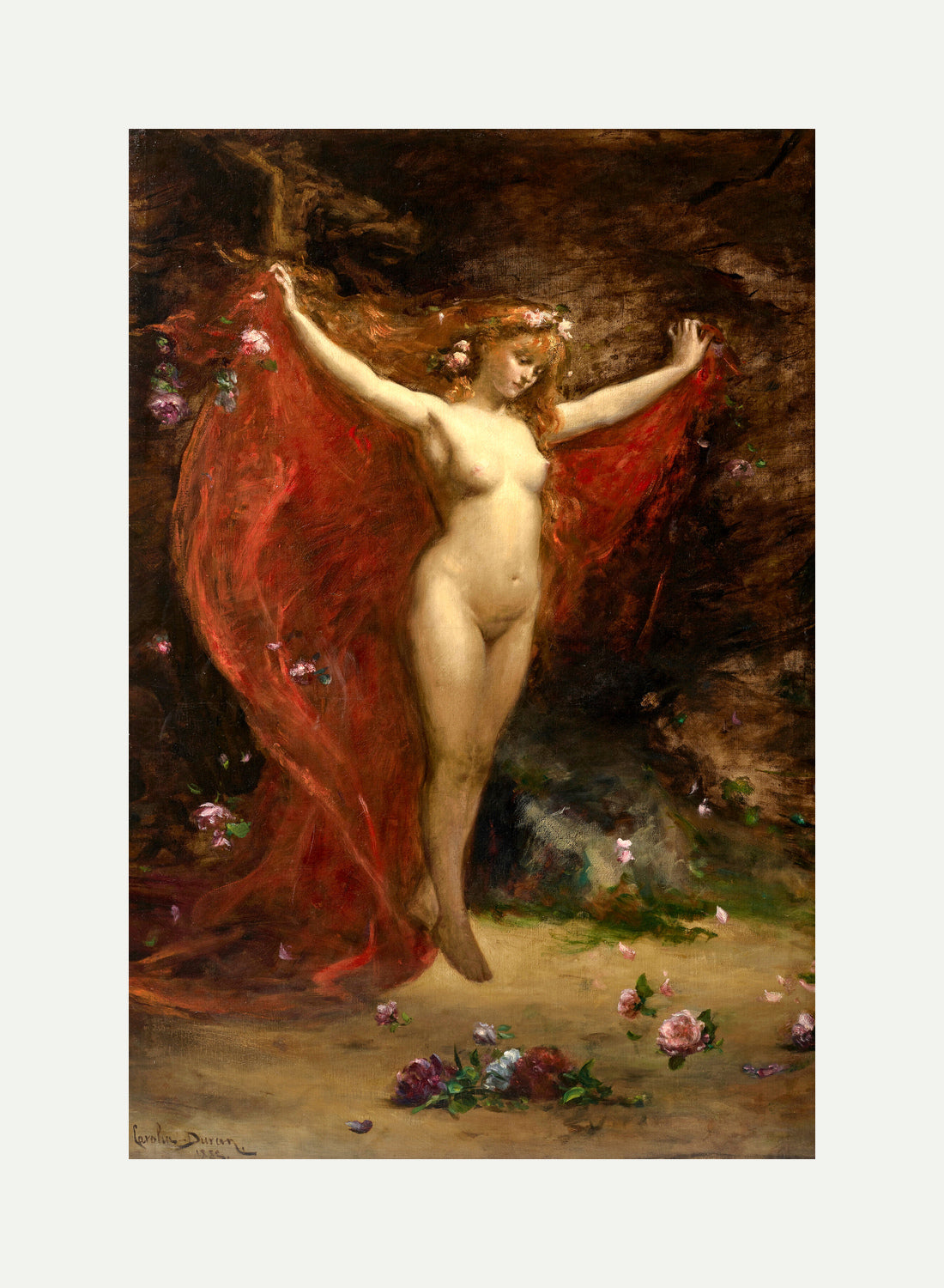 Carolus-Duran Print, La Vision (The Vision) (1883) — rolled canvas