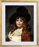 Carolus-Duran Print, Laura at Seven (1887) — gold frame