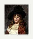 Carolus-Duran Print, Laura at Seven (1887) — rolled canvas