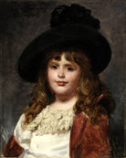 Carolus-Duran Print, Laura at Seven (1887) — unframed
