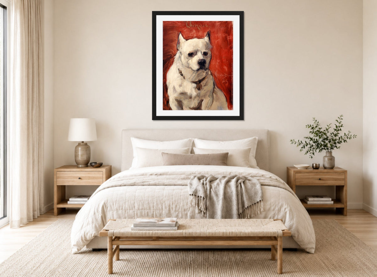 Carolus-Duran Print, Le Chien Chinois (The Chinese Dog) (1884) — bedroom