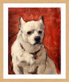 Carolus-Duran Print, Le Chien Chinois (The Chinese Dog) (1884) — oak frame