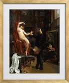 Carolus-Duran Print, Manette Salomon (1883) — gold frame