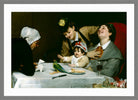 Carolus-Duran Print, Merrymakers (1870) — light grey frame