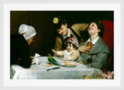 Carolus-Duran Print, Merrymakers (1870) — white frame