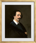 Carolus-Duran Print, Painter Matías Moreno (1867) — gold frame