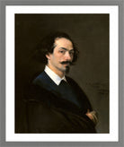 Carolus-Duran Print, Painter Matías Moreno (1867) — light grey frame