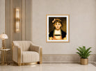 Carolus-Duran Print, Portrait of a Young Girl (1870) — art deco roomset