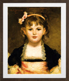 Carolus-Duran Print, Portrait of a Young Girl (1870) — brown frame