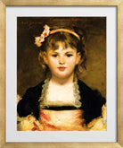 Carolus-Duran Print, Portrait of a Young Girl (1870) — gold frame