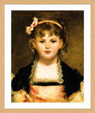 Carolus-Duran Print, Portrait of a Young Girl (1870) — oak frame