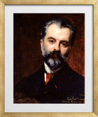 Carolus-Duran Print, Portrait of Arsène Alexandre (1902) — gold frame