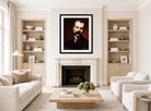 Carolus-Duran Print, Portrait of Arsène Alexandre (1902) — living room roomset