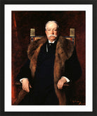 Carolus-Duran Print, Portrait of Augustus Gurnee (1910) — black frame
