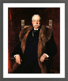 Carolus-Duran Print, Portrait of Augustus Gurnee (1910) — dark grey frame