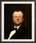 Carolus-Duran Print, Portrait of Jean-François Berthelier (1877) — brown frame