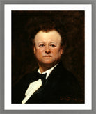 Carolus-Duran Print, Portrait of Jean-François Berthelier (1877) — light grey frame