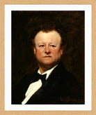 Carolus-Duran Print, Portrait of Jean-François Berthelier (1877) — oak frame