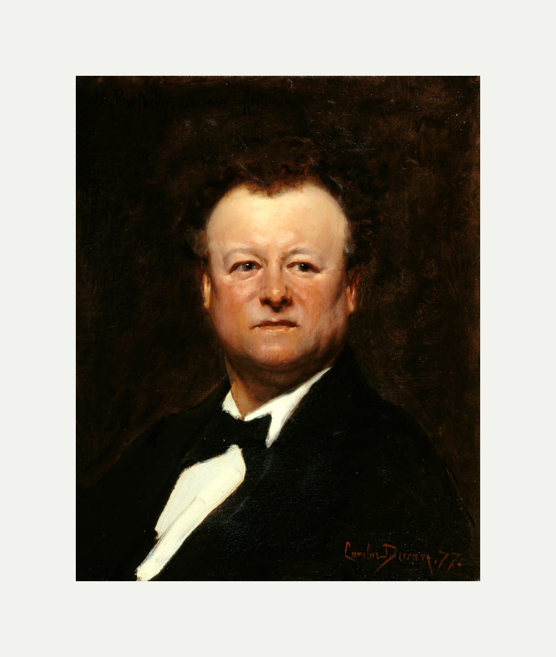 Carolus-Duran Print, Portrait of Jean-François Berthelier (1877) — rolled canvas