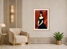 Carolus-Duran Print, Portrait of Léonie Dufresne (1875) — art deco roomset
