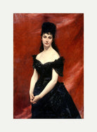 Carolus-Duran Print, Portrait of Léonie Dufresne (1875) — rolled canvas