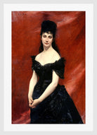 Carolus-Duran Print, Portrait of Léonie Dufresne (1875) — white frame