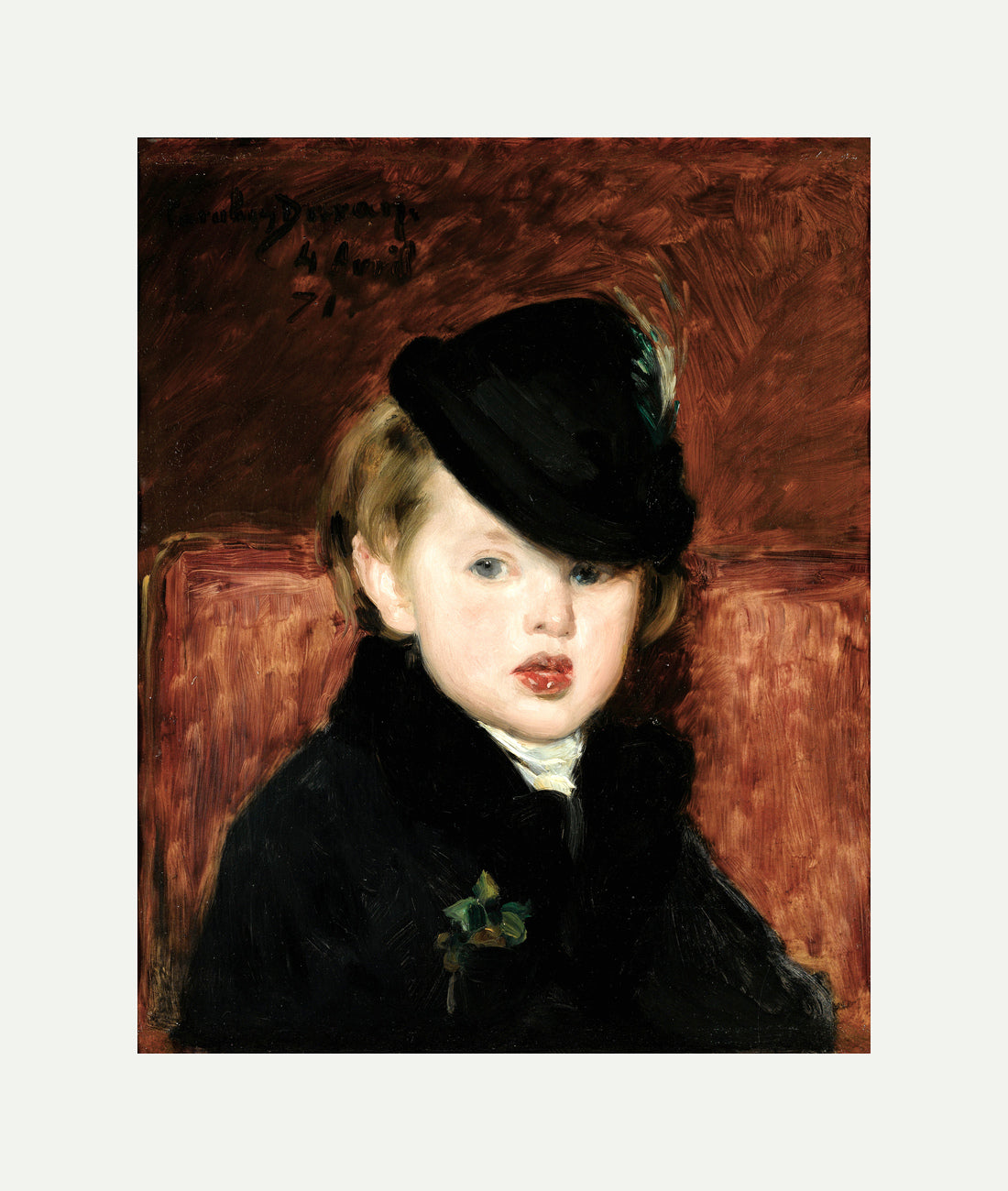Carolus-Duran Print, Portrait of Louis Ghémar l’Aîné (1871) — rolled canvas