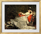 Carolus-Duran Print, Portrait of Mademoiselle de Lancey (1876) — gold frame