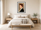 Carolus-Duran Print, Portrait of Mademoiselle Faure (1873) — bedroom