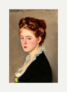 Carolus-Duran Print, Portrait of Mademoiselle Faure (1873) — rolled canvas