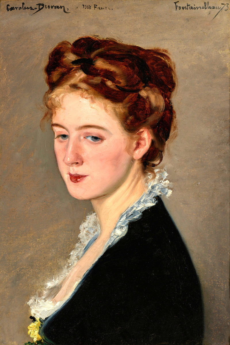 Carolus-Duran Print, Portrait of Mademoiselle Faure (1873) — unframed