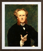 Carolus-Duran Print, Portrait of Étienne Haro (1873) — brown frame