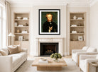 Carolus-Duran Print, Portrait of Étienne Haro (1873) — living room roomset
