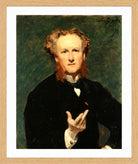 Carolus-Duran Print, Portrait of Étienne Haro (1873) — oak frame