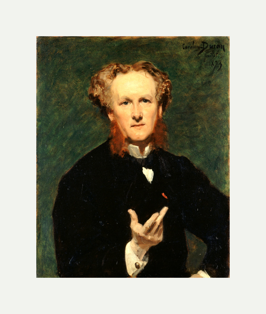 Carolus-Duran Print, Portrait of Étienne Haro (1873) — rolled canvas
